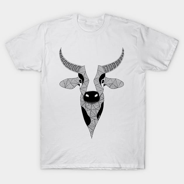 Zoo et Be - Cow T-Shirt by Art_et_Be